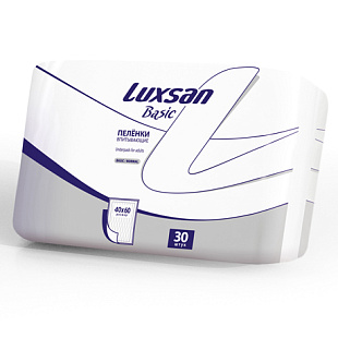 Пеленки впитывающие LUXSAN Basic/Normal 40*60 №30