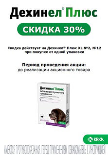 ДЕХИНЕЛ ПЛЮС XL: скидка 30% на таблетки от 1 упаковки