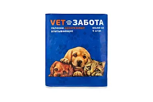 Пеленки впитывающие VETЗАБОТА basic 60х60 №5