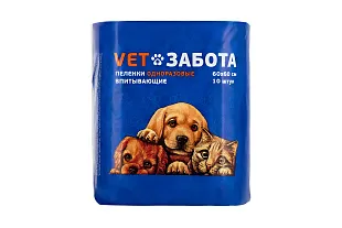 Пеленки впитывающие VETЗАБОТА basic 60х60 №10