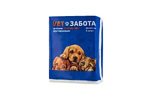 Пеленки впитывающие VETЗАБОТА basic 60х60 №5
