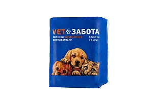 Пеленки впитывающие VETЗАБОТА basic 60х60 №10