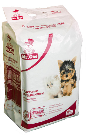 Подстилки MrGee впит.на гел.основе 60*90 №15