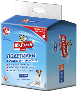 МрФреш Эксперт Подстилки Regular 90*60 (16шт)