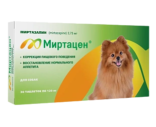 Миртацен®, таблетки 3,75 мг №30, для собак