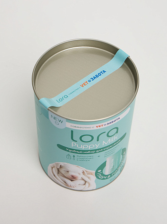 Набор для кормления щенков Lora Puppy milk (180 гр+бутылка и щетка)