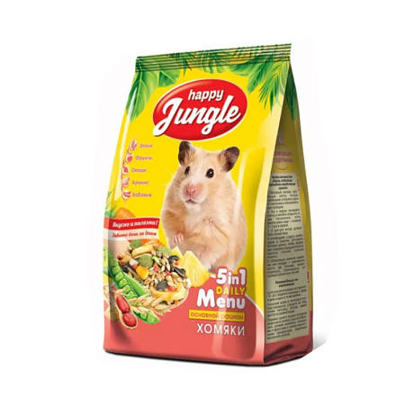 Корм Happy Jungle для хомяков 900г