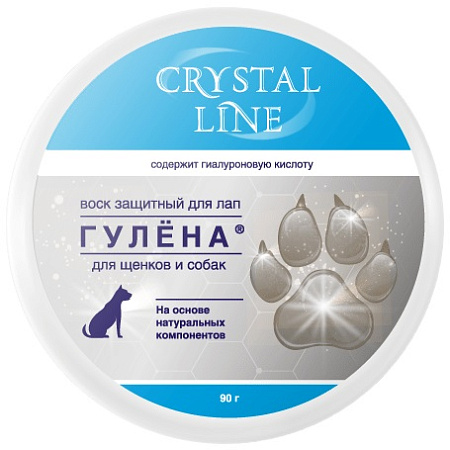 Воск для лап, 90 г  CRYSTAL LINE. ГУЛЕНА.