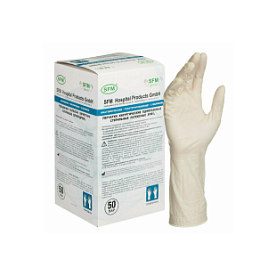 Перчатки лат.см. Н/СТ разм. 9-9,5 кр.XL №100 н/опудр. SF MEDICAL PRODUCTS