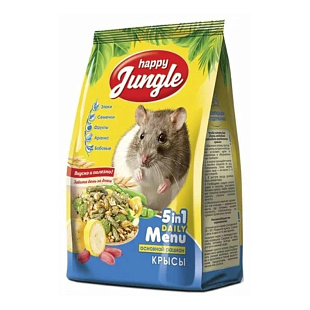 Корм Happy Jungle для декоративных крыс 400 г