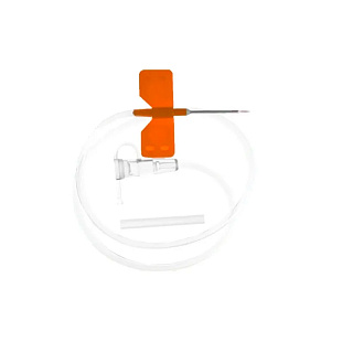 Игла-бабочка д/переф.вен G25 оранжевая SF MEDICAL PRODUCTS