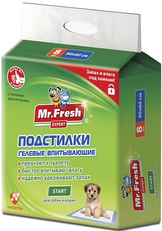 МрФреш Эксперт Подстилки Start 90*60 (8шт)