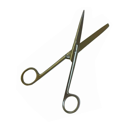 Ножницы изогнутые хирургические, с 1 о/ к, дл.170 мм.
