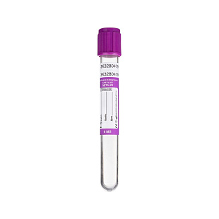 Пробирка вакуумная Lab-Vac 6 мл с EDTA K3 13х100 мм, уп./100 шт
