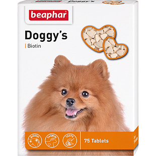 Беафар Витамины д/собак с биотином «Doggy`s+Biotin» 75т