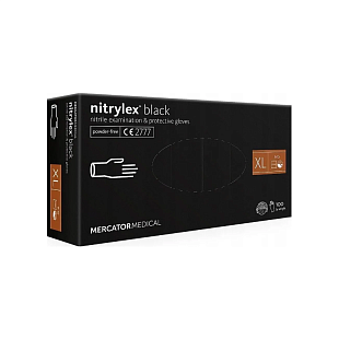 Перчатки НИТРИЛОВЫЕ диаг см. н/ст. разм. XL №100 н/опудр. MERCATOR MEDICAL