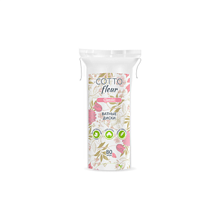 Ватные диски Cotto Fleur classic №80 шт.