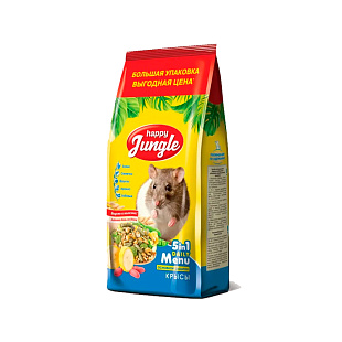 Корм Happy Jungle для декоративных крыс 900г