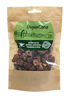 ORGANIC CHEW : ЛЕГКОЕ (субпродукт из яка пакет 50 гр х 25 шт в коробке) Монголия