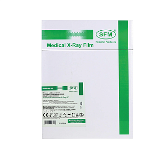 Пленка мед. рентгеновская 18*24 100штук/уп. зеленая SFM HOSPITAL PRODUCTS