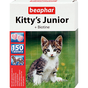 Беафар Витамины д/котят «Kitty`s Junior», 150 т.