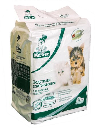 Подстилки MrGee впит.на гел.основе 60*60 №15