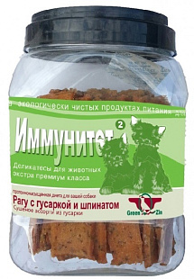 ИММУНИТЕТ 2: (Сушеное мясо утки со шпинатом) 750гр