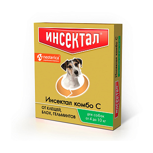 Инсектал Комбо Капли для собак 4-10кг 3 шт.