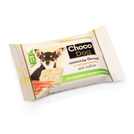 Шоколад белый с морковью CHOCO DOG 15 г