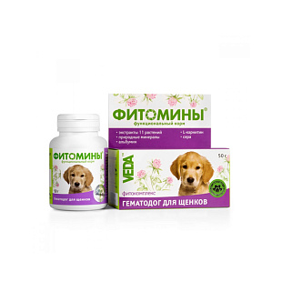 Фитомины д/ СОБАК  Гематодог 100таб