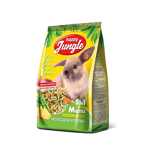 Корм Happy Jungle для молодых кроликов 400 г
