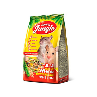 Корм Happy Jungle для грызунов (универсал) 350 г