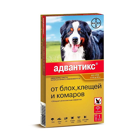Адвантикс д/собак 40-60 кг №1