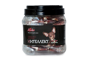 МИНИКИ ИНТЕЛЛЕКТ (Сушеное утиное мясо на сурими) для мини пород) 440гр