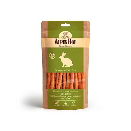 АльпенХофф Колбаски баварские из кролика для собак 50 г