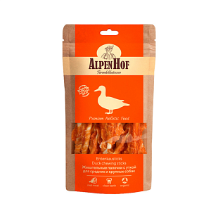 АльпенХофф Палочки жевательные с уткой для средних и крупных собак 80 г