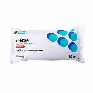 Салфетки сорб. неткан. мед. стер. 16*14 №10 EVERSMED
