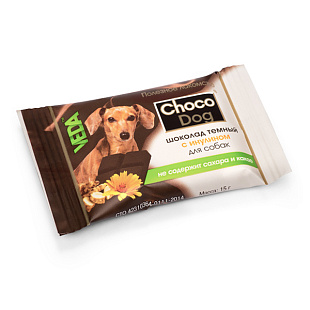 Шоколад тёмный с инулином CHOCO DOG 15 г