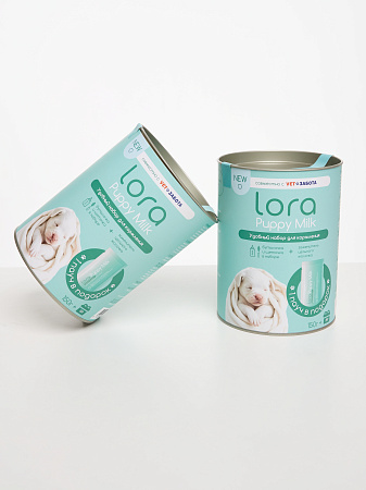 Набор для кормления щенков Lora Puppy milk (180 гр+бутылка и щетка)