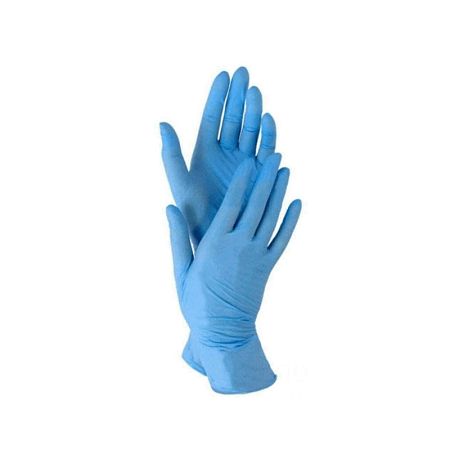 Перчатки нитриловые смотровые нестерильные неопудренные размер 6-7 (S) №200