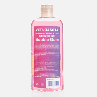 Шампунь VETЗАБОТА Bubble Gum для щенков и котят, 250 мл
