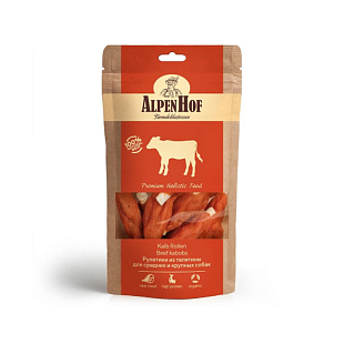 АльпенХофф Рулетики из телятины для средних и крупных собак 80 г