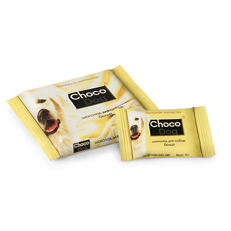 Шоколад белый  CHOCO DOG 15 г